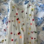 Lucy in the Sky White Flower Dress Photo 3