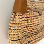 Fossil Tan Multi Color Basket Weave Shoulder Bag Purse Early 2000 Y2K Photo 8