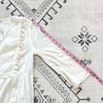 Madewell Laura Caftan Tiered Tassel Dress in White Small Photo 12