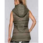 Lorna Jane  Movement Puffa Vest in Olive Green Photo 4