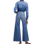 Madewell NWD Flared Wide Leg Jeans Size 27 Petite Oneida Wash Photo 2