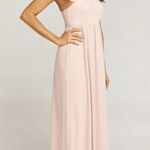 Show Me Your Mumu June Maxi Dress Extra Smal Dusty Blush Crisp Bridesmaid Summer Photo 1