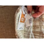 Timberland  Scarf Plaid Cream & Beige 10”W x 68”L NEW & SEALED HOLIDAY WINTER Photo 2