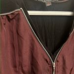 Rock & Republic Burgundy Zip Blouse M Photo 3