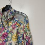 Aratta‎ Silent Journey Sheer Floral V Neck Embroidered Tunic Sz S Boho Feminine Photo 1