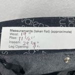 Valenza app Sports Stretch Monogram High Rise‎ Jean Black Size 26 Photo 11