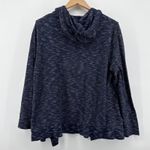 Talbots  Womens XL Open‎ Front Hoodie Cardigan Stripe Knit Lightweight Casual Photo 3