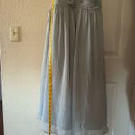 Azazie Dress Bridesmaid Grey Photo 2