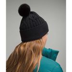 Lululemon Cable Knit Pom Beanie Black NWT | Retail $58 Photo 6