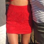 Red Two Piece Mini Dress Photo 1