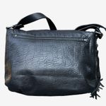 Treasure & Bond  black pebble leather crossbody bag, expandable 12 x 10 ins Photo 3