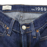 Jeans Size 25 /0 W27"xL31" Gap 1969 Legging Jean Lace Up At Ankle Blue Denim Pants Photo 6