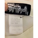 Vintage Cream Pencil Skirt 30" Waist Side Pleat Panels Size M Photo 3