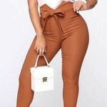 High waist pants size XS Brown Photo 0