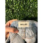 Rolla's Dusters High Rise Slim Shorts Blue High Waisted Size 28 Photo 5