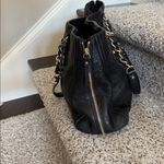 Kate Spade EUC  Black Leather Expandable Shoulder Bag Photo 2