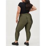 Torrid  Faja Style Leggings 4X Army Green Ruched Rear Athletic Workout Gym Photo 1