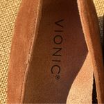 Vionic  Willa Wedge loafers in brown or "toffee" suede  Size 8.5 Photo 2