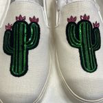 Katy Perry Womens Shoes 7.5 Slip On Sneakers Cactus Sequins Runs Small/Narrow Photo 2