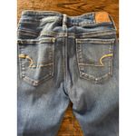 American Eagle Ne(X)t Level Stretch Ripped Distressed Blue Denim Jeans Size 6 Photo 5