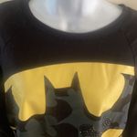 DC Comics Women’s Batman sweater black rhinestone graphic size large Photo 6