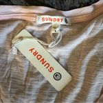 Sundry  Pink V-Neck Ruched Sleeve Top | Size 3 | NWT Photo 1