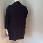 Pact  Airplane Cardigan Black Organic Cotton Relaxed Fit  S / M Photo 9