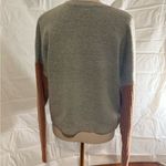 Lulu's Orange and Gray Crew Neck Sweater Soft Knit Casual Size M Photo 2
