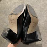 Cathy Jean  Vintage Y2K Black Leather Chunky Heel Pumps SZ 7.5 Photo 5