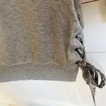 Cloth & Stone Gray Sweatshirt Tunic Mini Dress Lace Up Side NWT M Photo 12