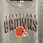 NFL NWT! Women’s Cleveland Browns football gray short sleeve t-shirt Size Large Photo 2