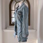 SER.O.YA Laura Denim Shirt Dress, Blue Wash Size S New w/Tag Retail $448 Photo 12