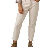 prAna NEW Womens Kayla Jeans Sz 6 Beige Natural Mid Rise Photo 1