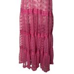 NWT Dôen Tulle Lace floral Nadette Dress in Pink sz M Size M Photo 6