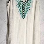 J.Jill white linen embroidered dress Photo 0