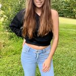 The Vintage Shop One Shoulder Sweatshirt - Black Photo 6