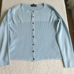 Van Heusen Vintage Cardigan Sweater Light Blue - Sz Medium Photo 0