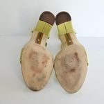 Sam Edelman  Yaro Block Heel Sandal Green Size 8‎ Open Toe Spring Pastel Photo 3