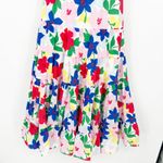 VICI Womens Summer Tropical Colorful Tie Shoulder Tiered Floral Maxi Dress XS Photo 2