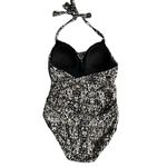 Badgley Mischka  Zara Surplice Mio Halter One Piece Swimsuit Size 10 Photo 4