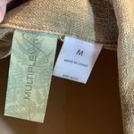 Multiples  Tan Khaki Linen and Cotton Jacket Size M Photo 3