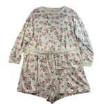 Draper James  Plus XXL Pajamas 2 Piece Magnolia Floral Long Sleeve Short Lounge Photo 1