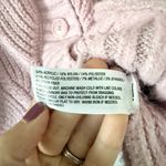 Universal Threads Universal Thread Cable Knit Cardigan in Light Pink with Metallic Size M Photo 4