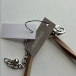 Chico's New Trident blue multi link double strand silver pendant necklace chic Photo 5