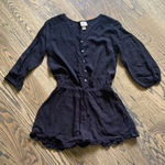 Mossimo Supply Co. Black Romper Photo 0