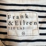 Frank & Eileen  Sleeveless Striped Scoop Neck Relaxed Asymmetric Tank Size XS Photo 4