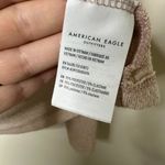 American Eagle  Pink Soft & Sexy Plush V Neck LS Sweater Women's Small Photo 1