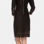 Allen B.Laser Cut Scuba Classic
Evening Dress ABS Black Size XL Photo 2