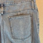 Madewell  Light wash belted baggy jeans sz 32 wide leg causual *missing belt Photo 4