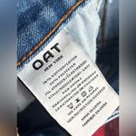 OAT New York Wide Leg Cropped Leg Denim Blue Size 28 Photo 9